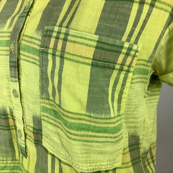 ANTHROPOLOGIE PILCRO PLAID COTTON BLOUSE NWT - Picture 6 of 13